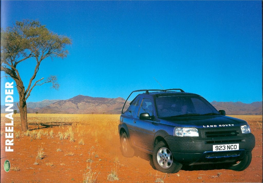 Brochure Land Rover Freelander 2001, Ophalen of Verzenden, Gelezen, Overige merken