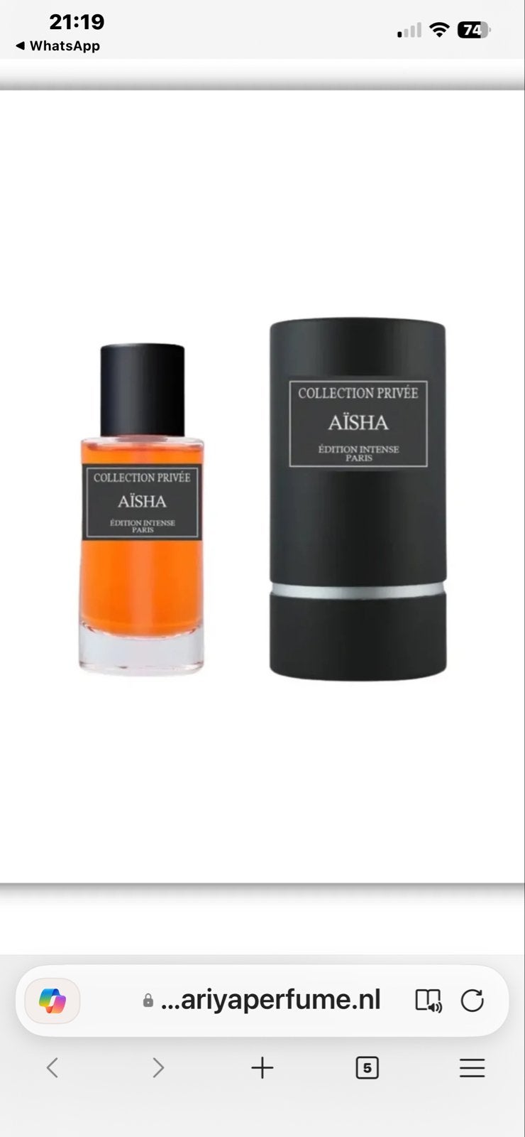 Aïsha Collection Privée Édition Intense Parfum, Ophalen of Verzenden, Nieuw