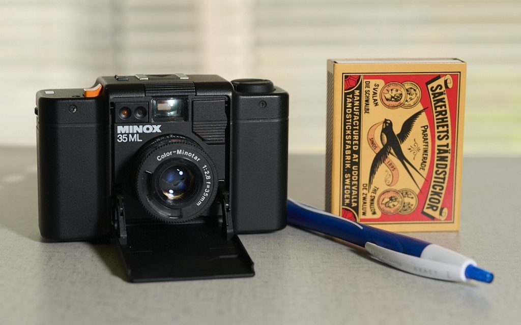 Minox 35ML Analoge kleinbeeld Camera, Ophalen of Verzenden, Gebruikt, Compact, Overige Merken