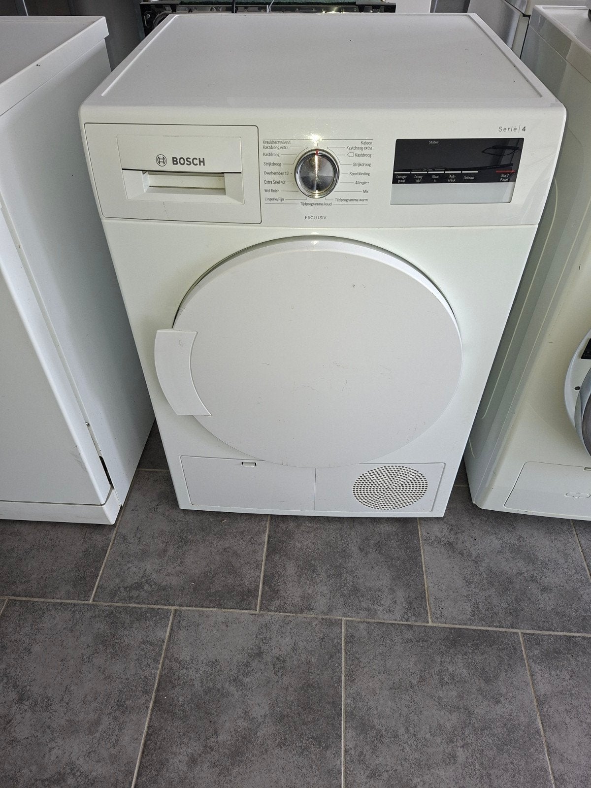 Bosch condensdroger (8kg), Ophalen, Gebruikt, 8 tot 10 kg, Voorlader