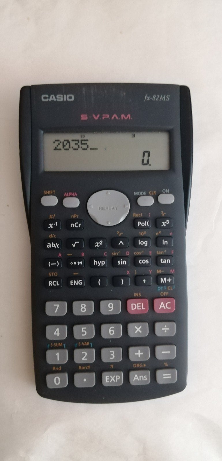 Wetenschappelijke Rekenmachine CASIO fx-82MS, Ophalen of Verzenden, Gebruikt