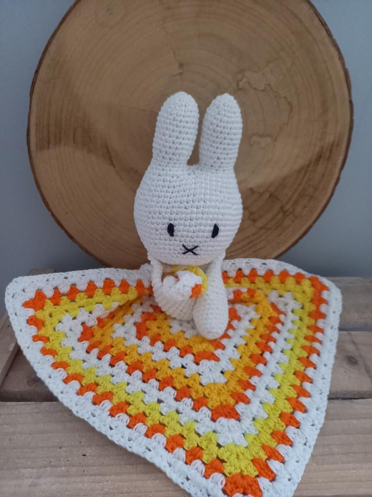 Nieuw gehaakt Nijntje knuffeldoekje - 100% katoen, Ophalen of Verzenden