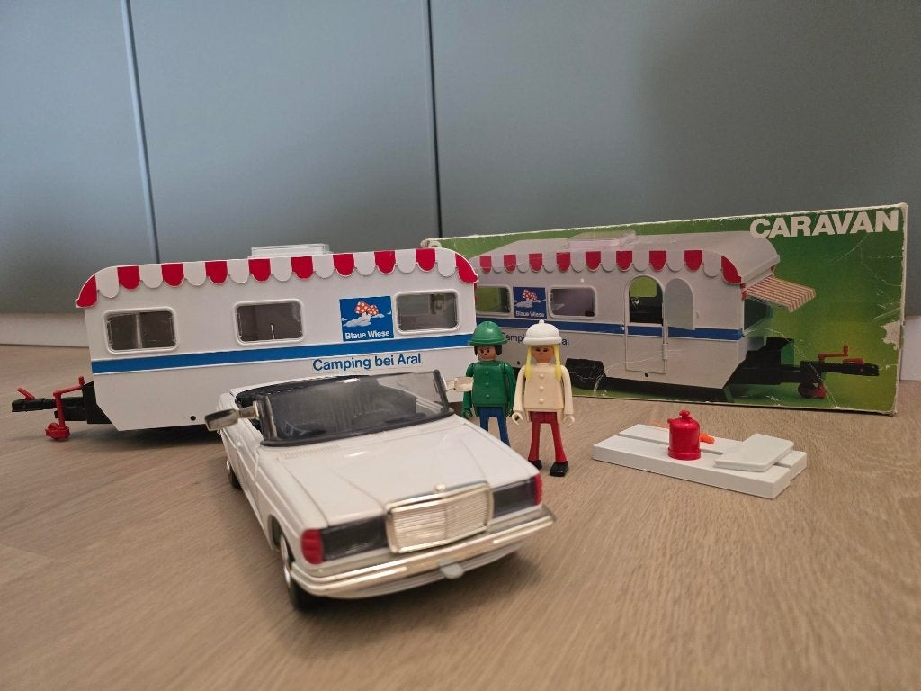 Play-Big 2000: Caravan (2454) en Mercedes Cabrio, Ophalen, Gebruikt
