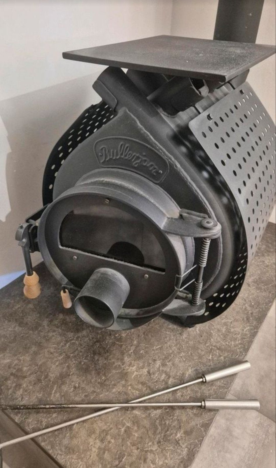 Bullerjan 00 - 6KW Houtkachel, Huis en Inrichting, Ophalen, Gebruikt, Houtkachel, Vrijstaand