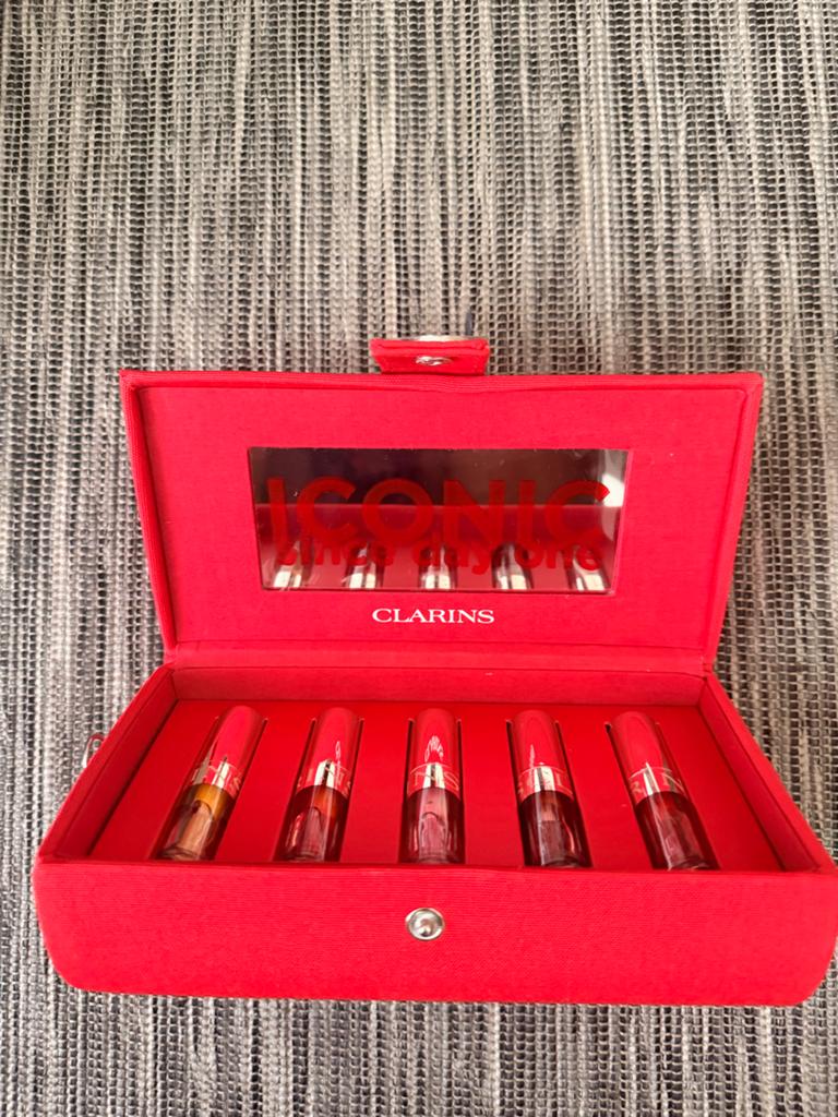 Clarins Iconic Lip Oils Set - Nieuw in Doos, Ophalen, Nieuw, Overige typen