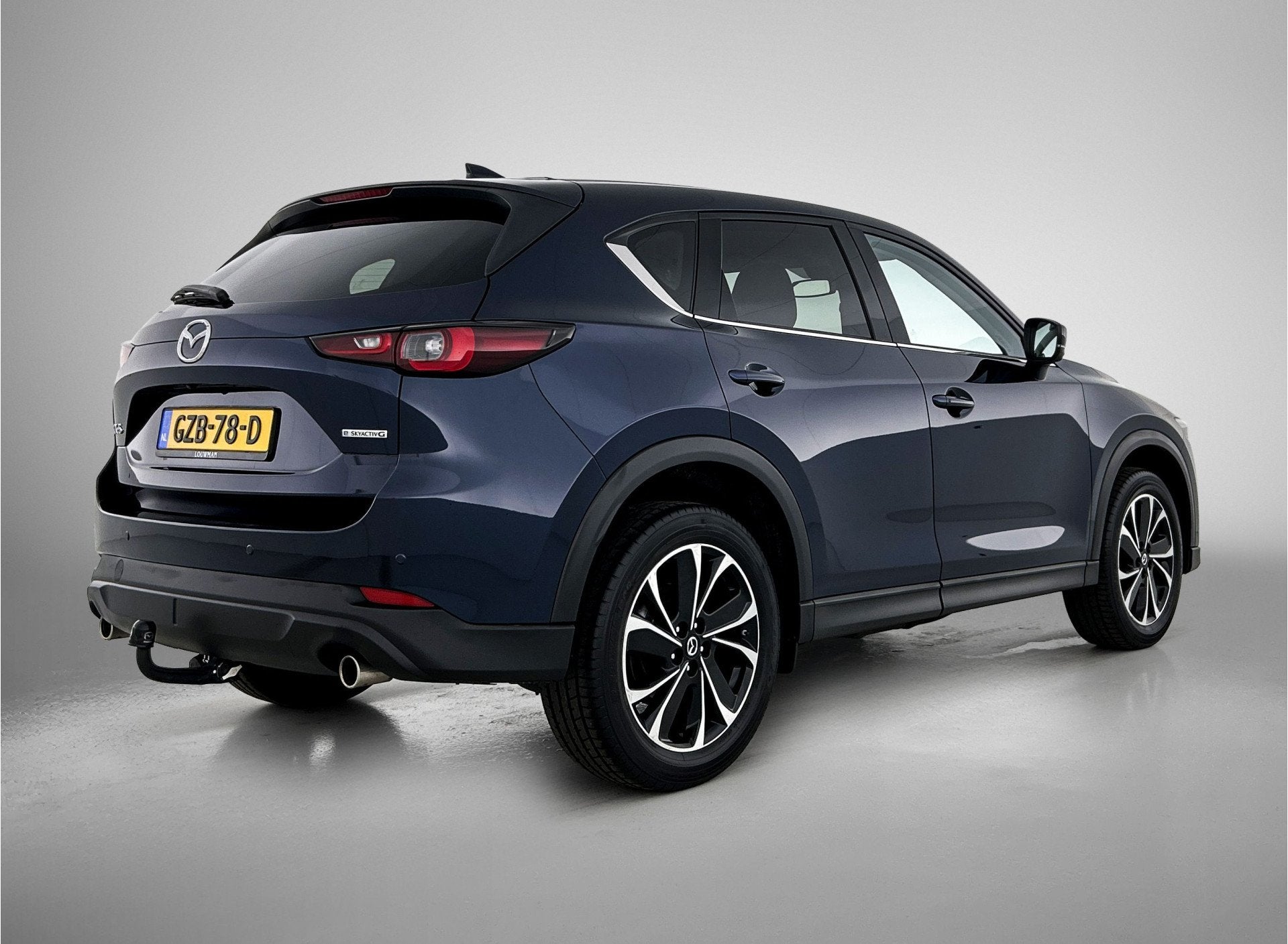 Mazda CX-5 2.0 e-SkyActiv-G M Hybrid 165 Exclusive-Line auto, Gebruikt, 4 cilinders, Blauw, Bedrijf