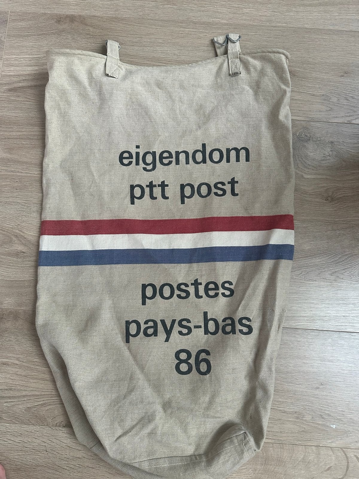 Vintage PTT Postzak - Decoratief en Praktisch, Verzamelen, Ophalen, Gebruikt