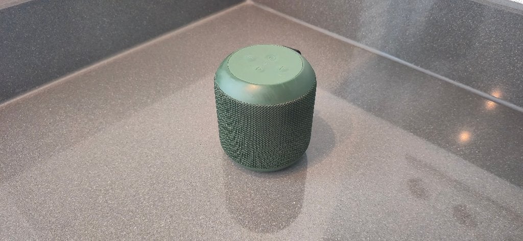 Bluetooth speaker - groen rond - Action, Ophalen of Verzenden, Gebruikt