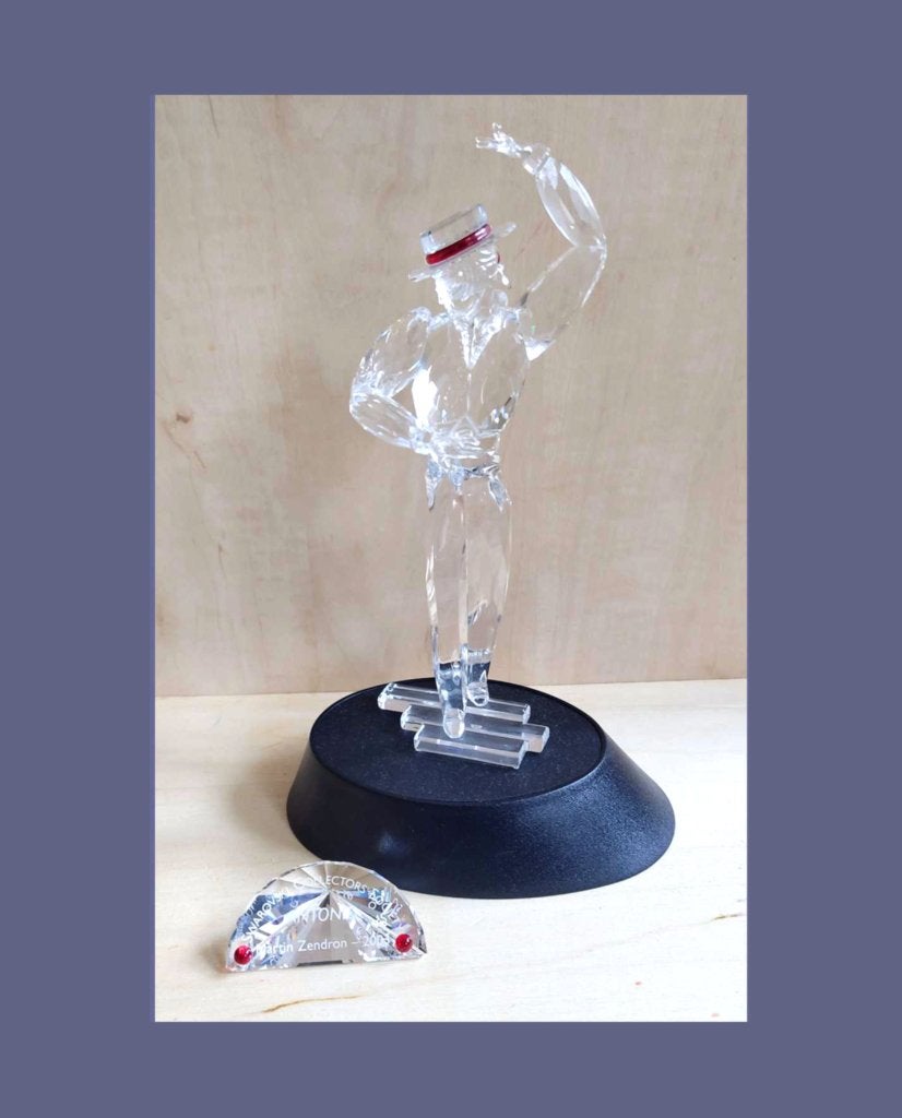 swarovski Magic of Dance Antonio Helemaal compleet + podium, Verzamelen, Swarovski, Zo goed als nieuw, Figuurtje, Ophalen of Verzenden