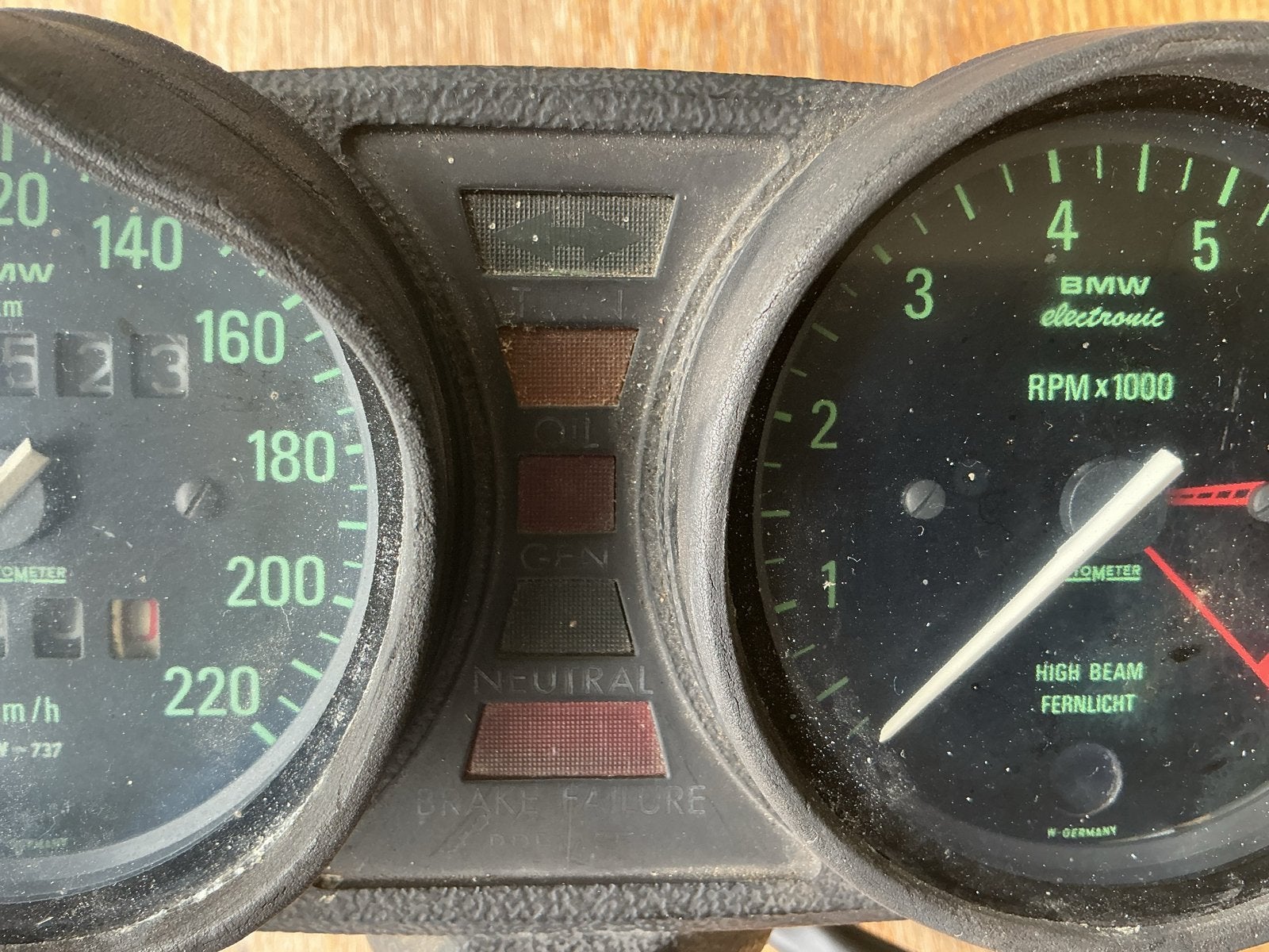 BMW R80 R100 Cockpit Tellerunit Oldtimer, Motoren, Ophalen of Verzenden, Gebruikt