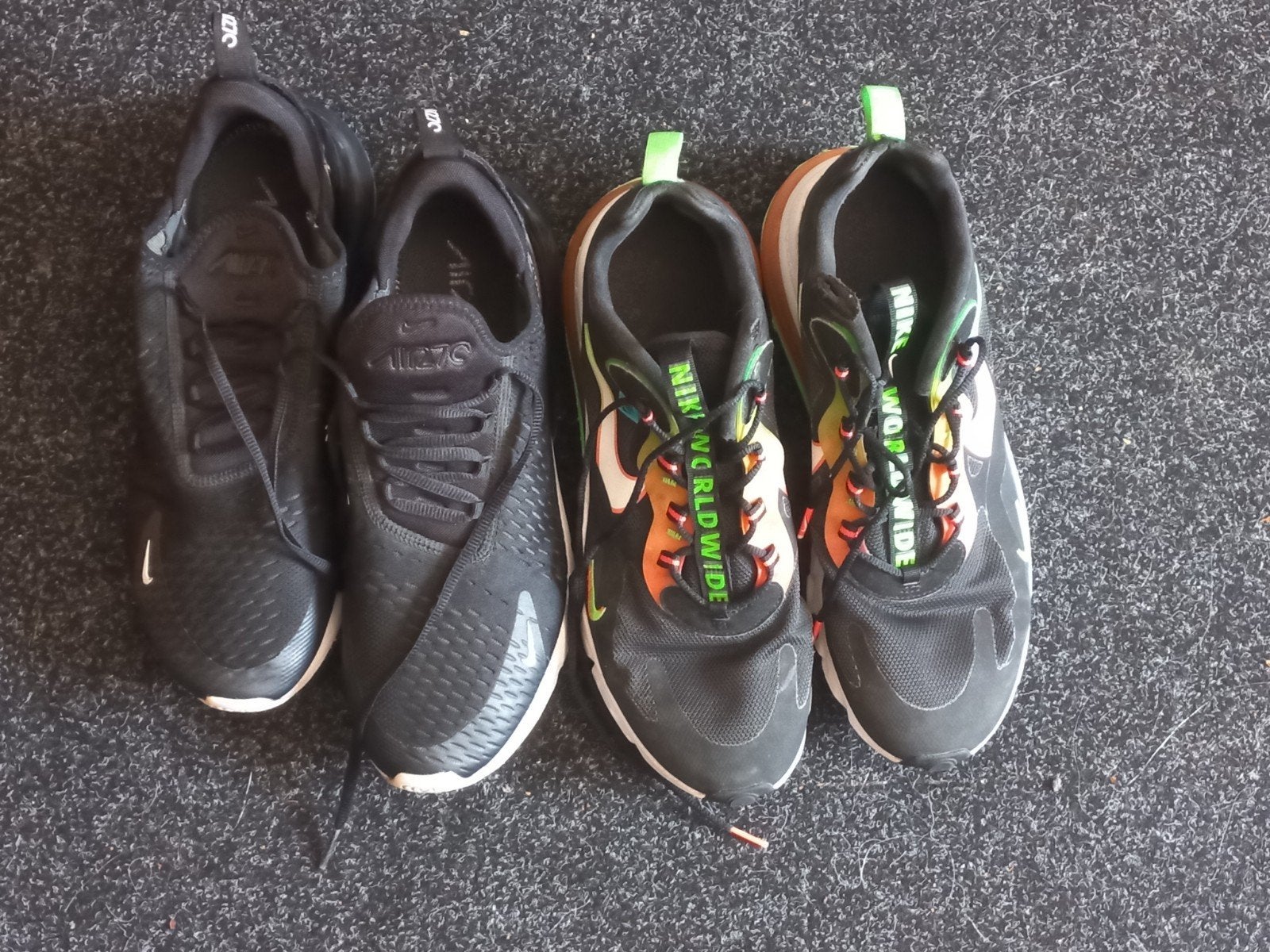 2 paar nike air max 270 react, Kleding | Heren, Schoenen, Ophalen of Verzenden, Zwart, Nike air max