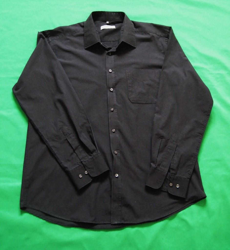 qbl  MOOI OVERHEMD van CANDA Maat:XL, Ophalen of Verzenden, Zo goed als nieuw, Zwart, Halswijdte 43/44 (XL)