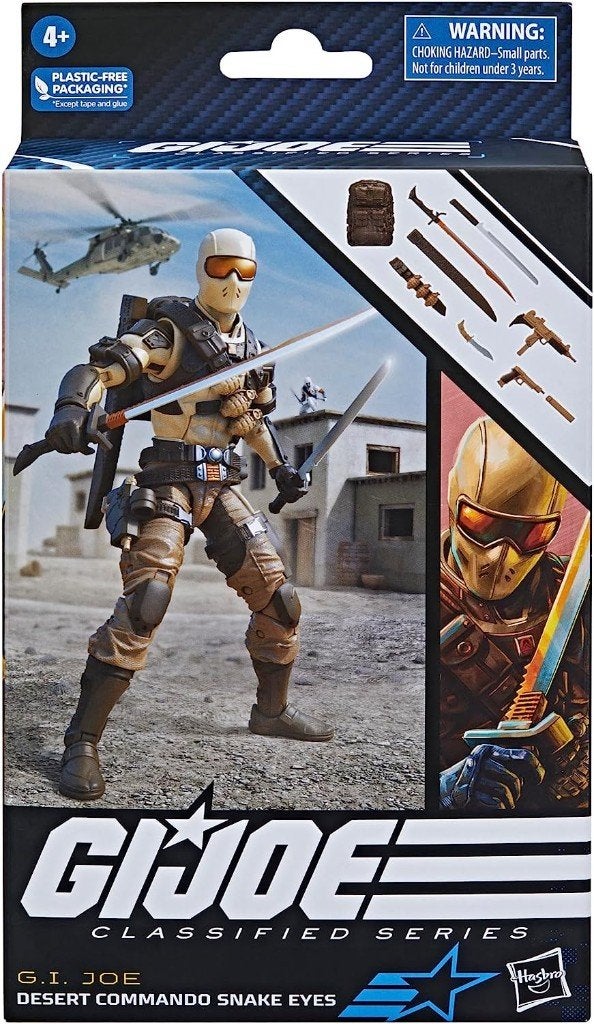 G.I. Joe Classified Series Desert Commando Snake Eyes, Verzamelen, Poppetjes en Figuurtjes, Verzenden, Nieuw