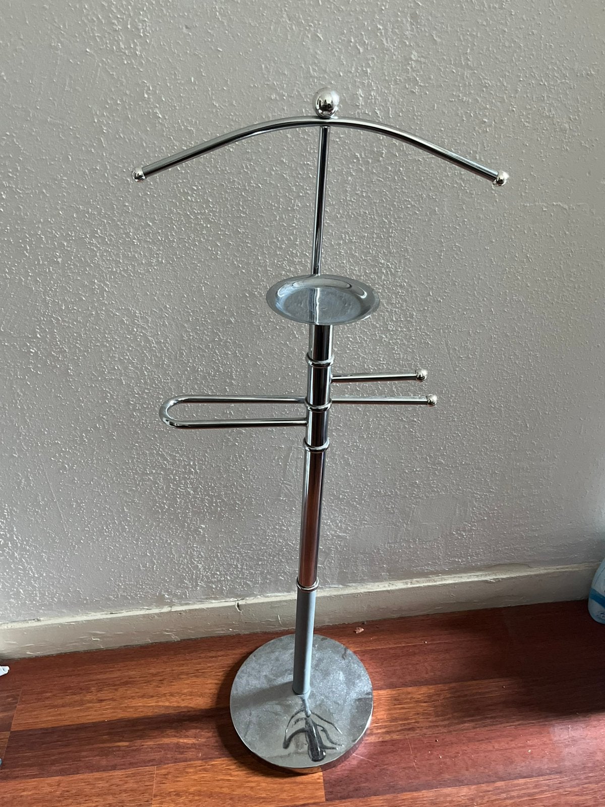Vintage chromen dressboy kapstok, Huis en Inrichting, Ophalen, Overige materialen, Gebruikt, 100 tot 150 cm