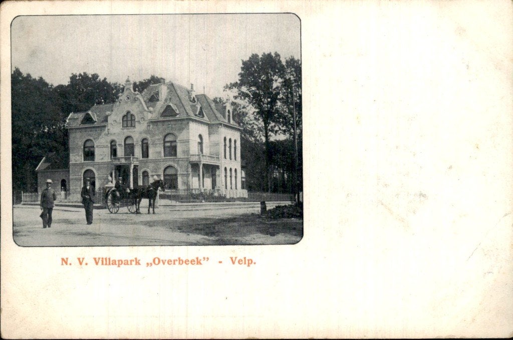 Velp - Villapark Overbeek - Villa, Ophalen of Verzenden, Voor 1920, Ongelopen, Gelderland