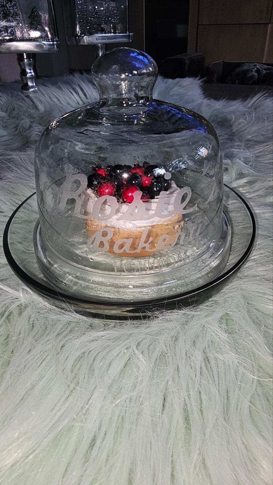 Riviera maison stolp, Ophalen, 14 cm, Zo goed als nieuw, Inclusief decoratie