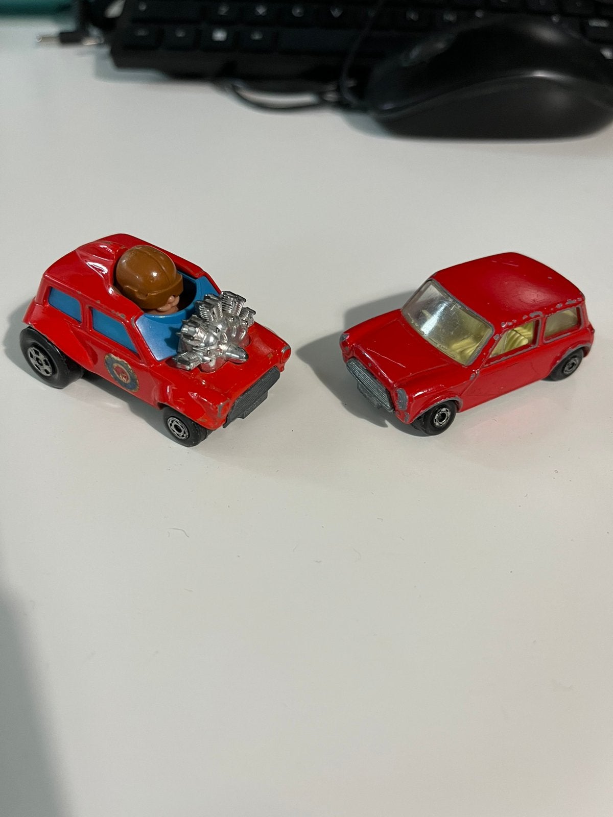 2x Mini Matchbox, Ophalen of Verzenden, Gebruikt, Auto
