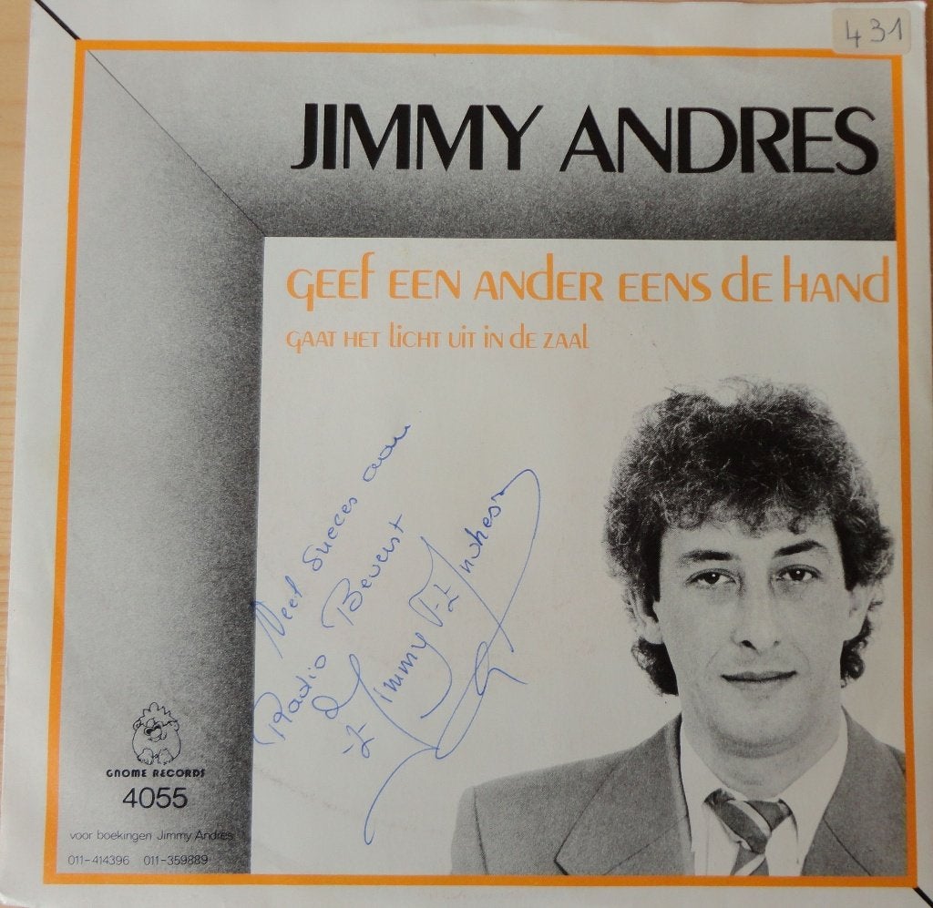 Jimmy Andres > Geef een ander eens de hand, Ophalen of Verzenden, Gebruikt, 7 inch, Nederlandstalig