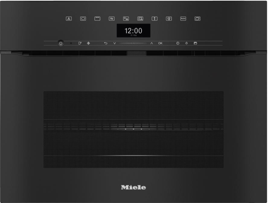 Miele H8440NPX Oven 45cm - Nieuw (Zonder Buitenrui, Nieuw, Oven met grill, Inbouw, Hete lucht