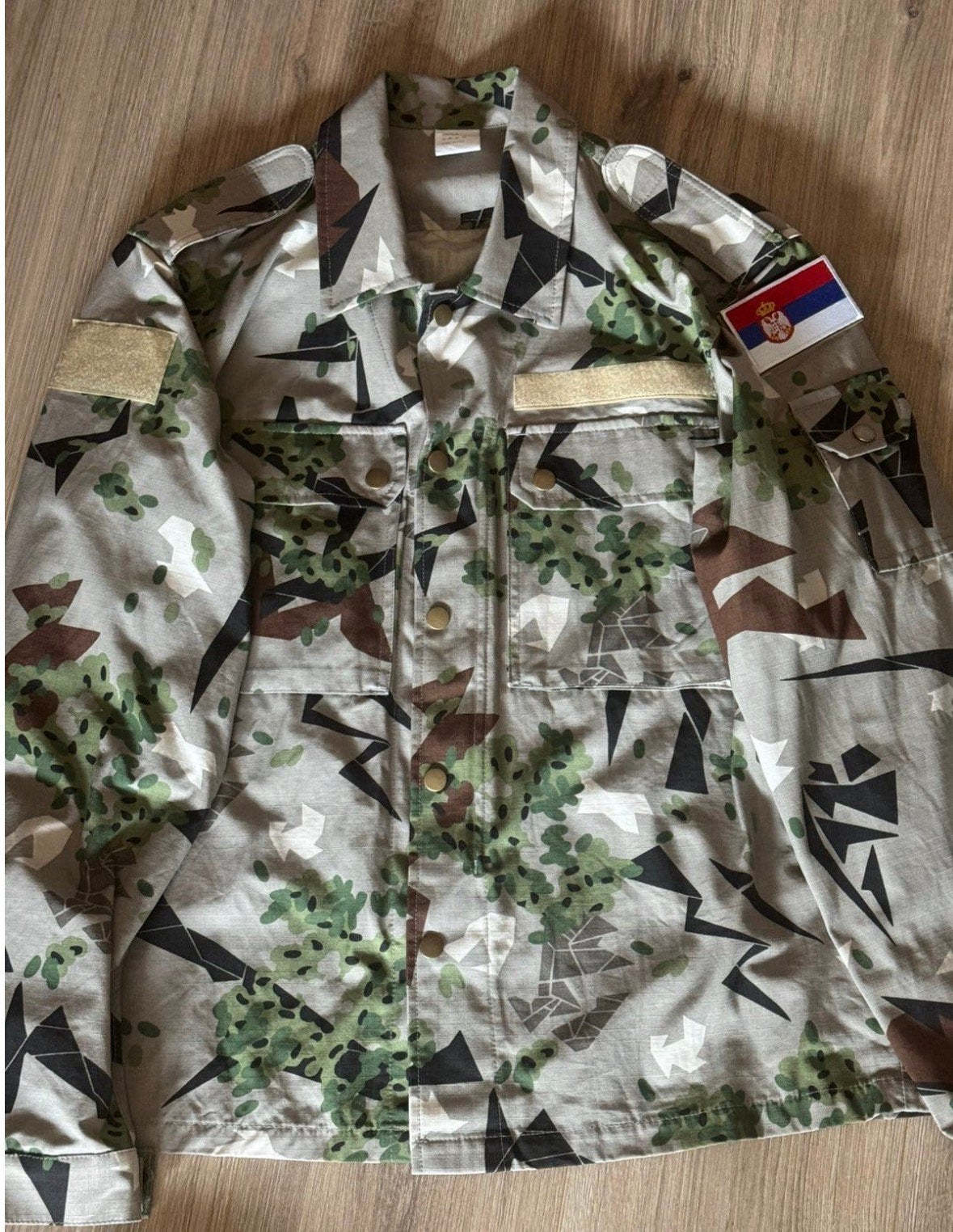 Servië experimenteel camouflage joegoslavie, Ophalen of Verzenden, Landmacht, Overige gebieden, Kleding of Schoenen