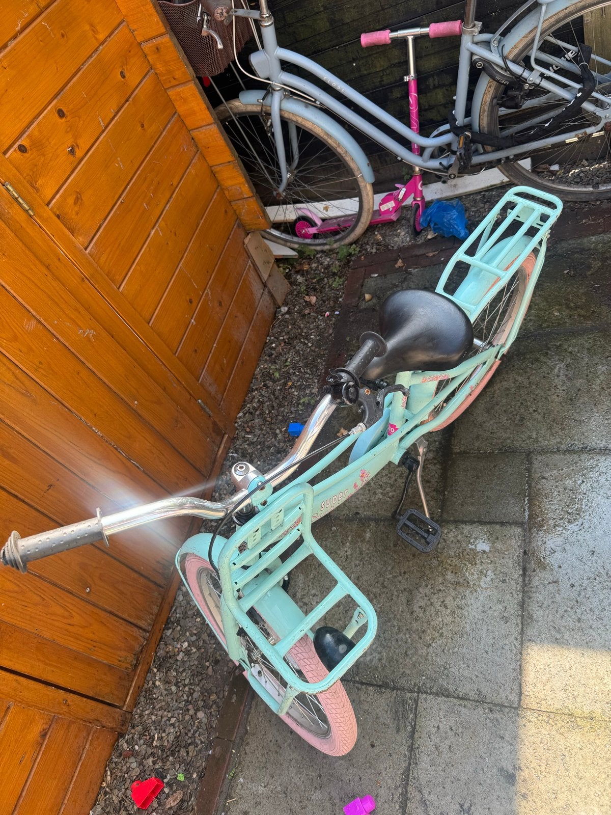 Meisjesfiets 20 inch - Zo goed als nieuw, Ophalen, Terugtraprem, Gebruikt, Handrem