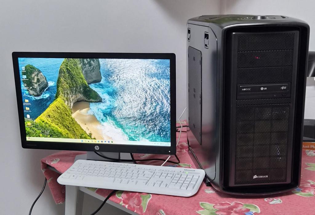 Intel Desktop PC met Core i7 - 8 GB RAM - 128 SSd, Computers en Software, Desktop Pc's, Met monitor, 2 tot 3 Ghz, 8 GB, Gaming PC