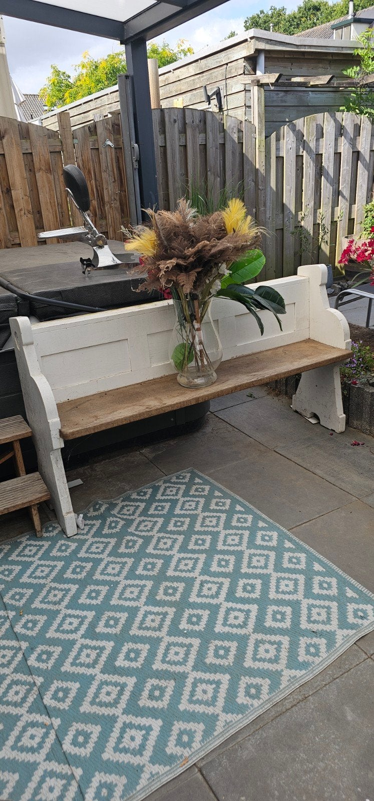 Kerkbankje, Tuin en Terras, Ophalen of Verzenden, Gebruikt, Hout