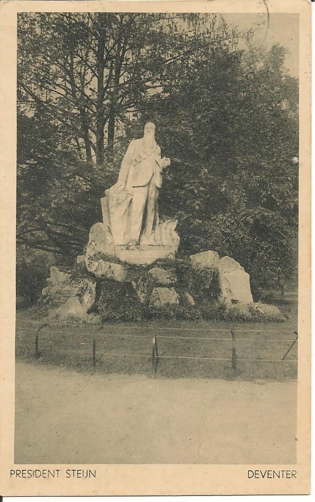 Deventer President Steijn., Ophalen of Verzenden, 1940 tot 1960, Gelopen, Overijssel