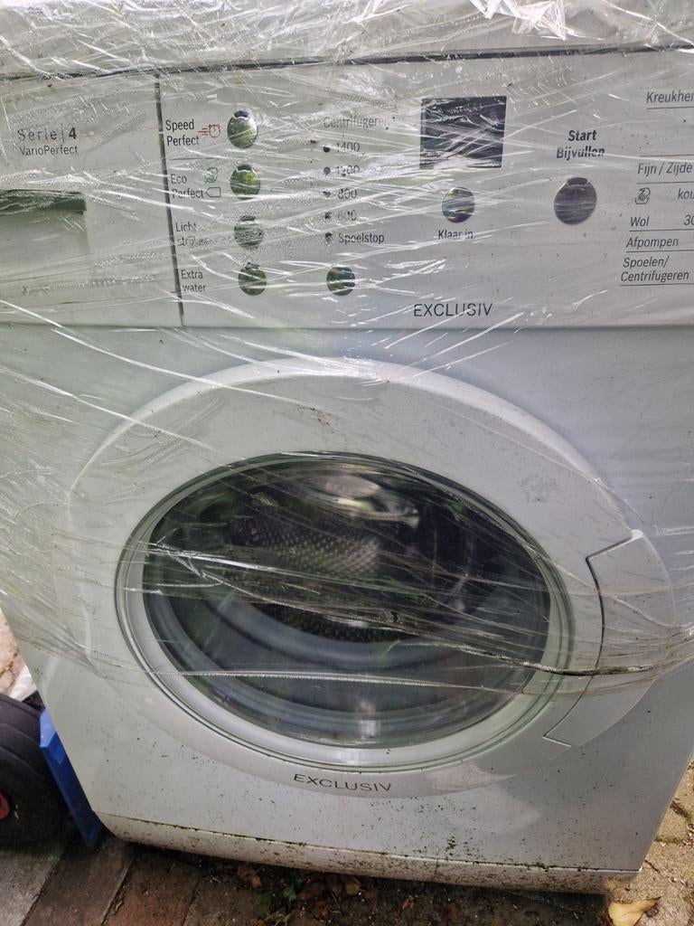 Bosch Serie 4 VarioPerfect Wasmachine - Gebruikt, Gebruikt, Voorlader, 85 tot 90 cm, 1200 tot 1600 toeren