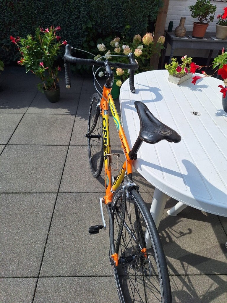 Wielrenfiets merk Orbea, Gebruikt, 15 tot 20 versnellingen, 53 tot 57 cm, Ophalen
