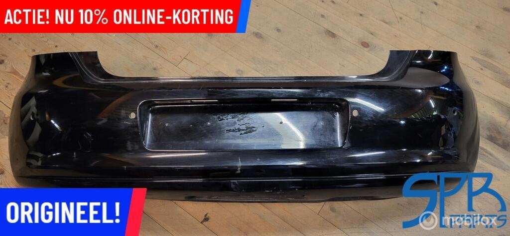 VW POLO 6R LC9X ACHTERBUMPER 4x PDC UITLAAT TREKHAAK SPARING