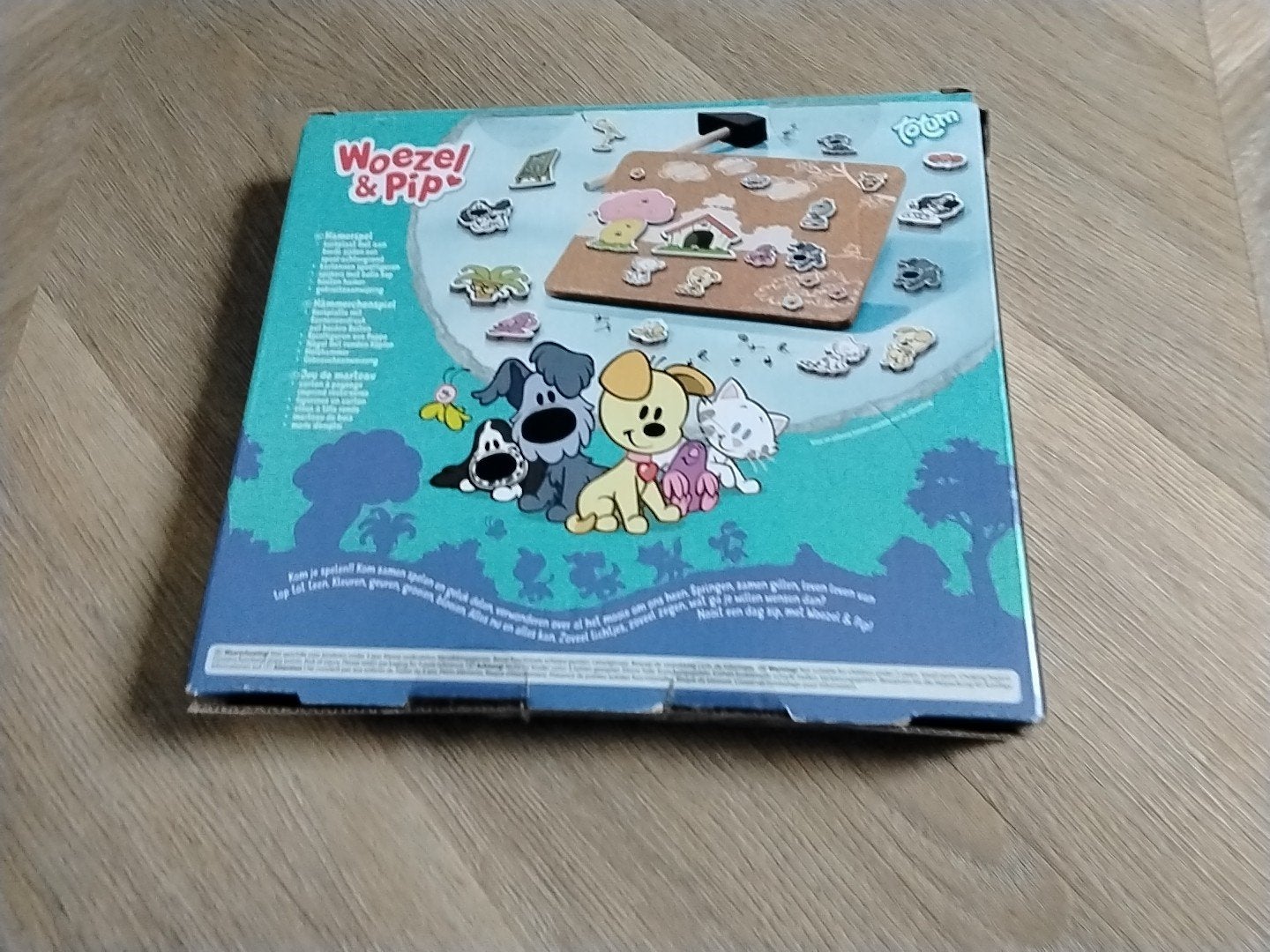 Woezel & Pip Knutselset met kurkbord en figuurtjes, Ophalen of Verzenden, Gebruikt, Knutselen