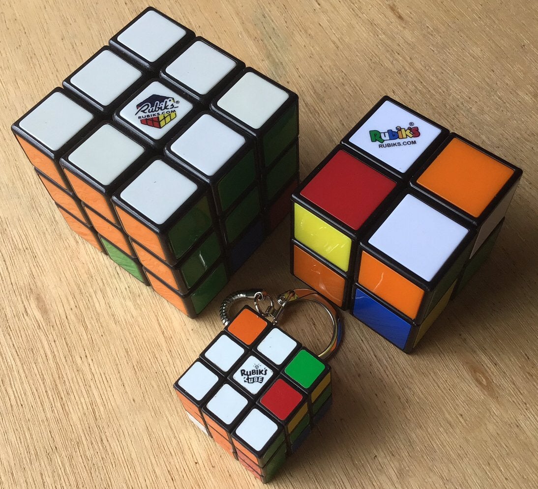 Rubik’s Cube 3x3, 2x2 en sleutelhanger - ZGAN, Hobby en Vrije tijd, Denksport en Puzzels, Ophalen of Verzenden, Minder dan 500 stukjes