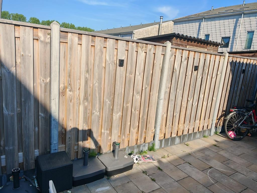 Èèn nieuw schuttingdeel - nooit gebruikt (180 x 180), Tuin en Terras, Schuttingen, Ophalen of Verzenden, Nieuw, Hout