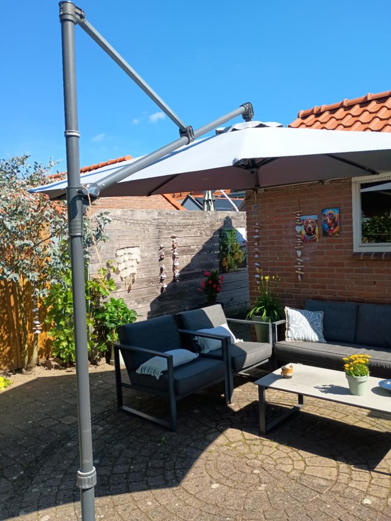 Zweefparasol, Ophalen, Gebruikt, Zweefparasol