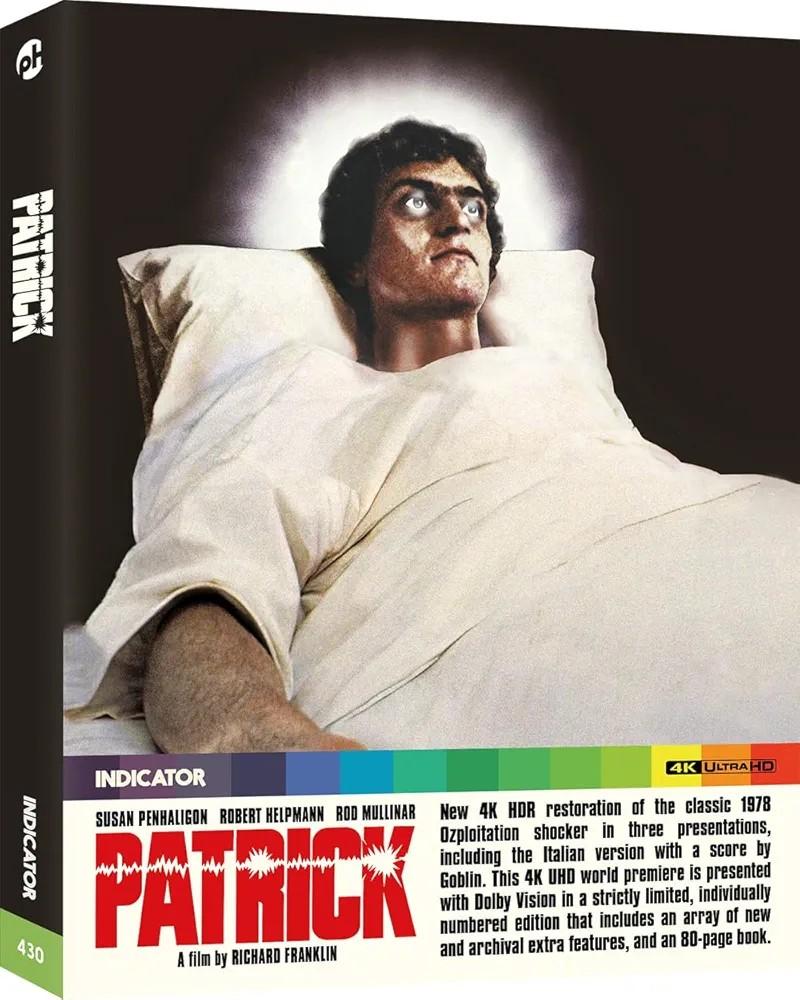 Patrick L.E. DigiPack 4K UHD/Ultra HD Blu-Ray UK (Geseald), Ophalen of Verzenden, Nieuw in verpakking, Actie