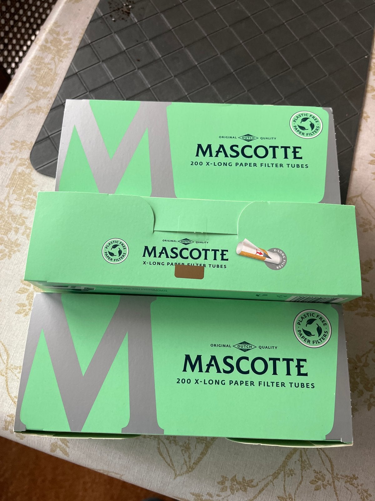 Mascotte X-Long Paper Filter Tubes - Ongeopend, Ophalen, Nieuw, Overige typen