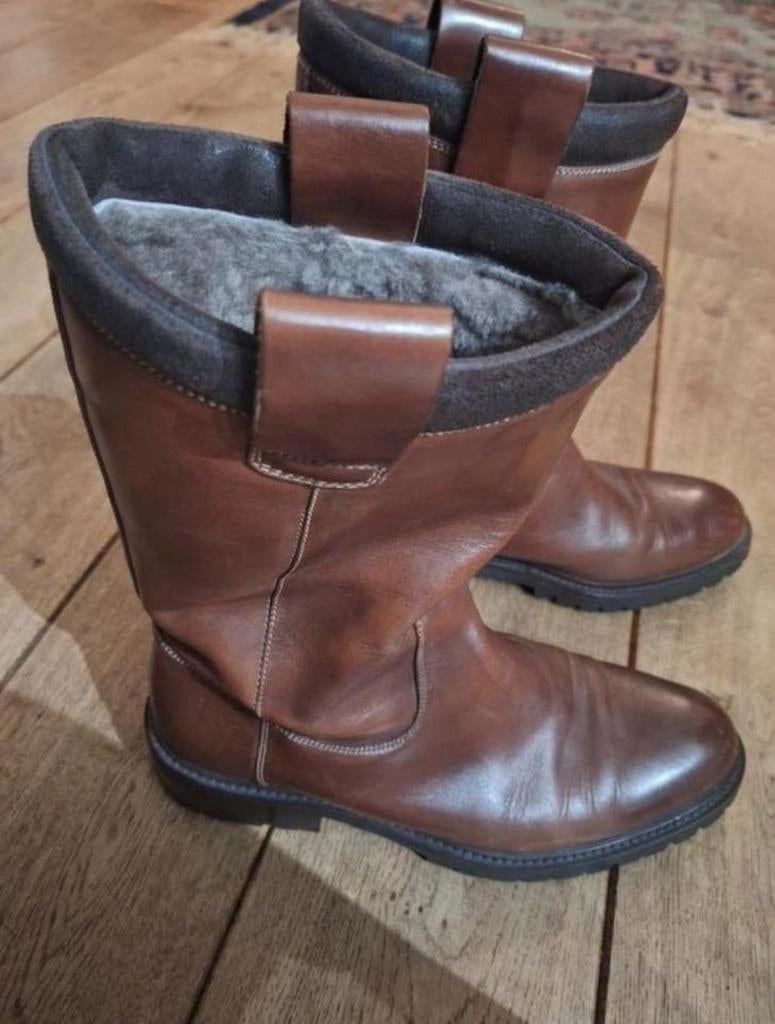 Gevoerde laarzen maat 42, Ophalen, Zo goed als nieuw, Zwart, Boots