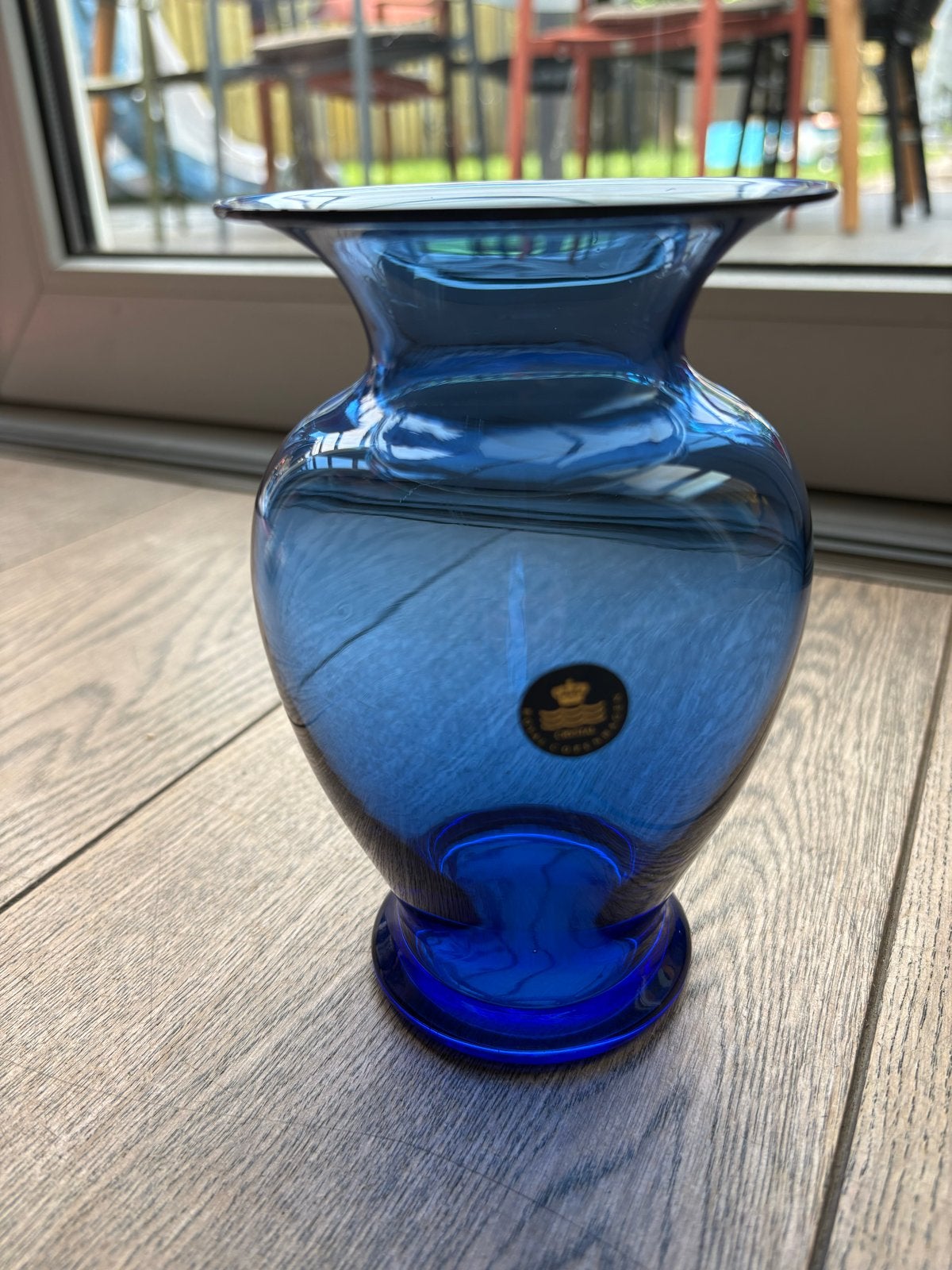 Mooie blauwe vaas van Royal Copenhagen, Ophalen
