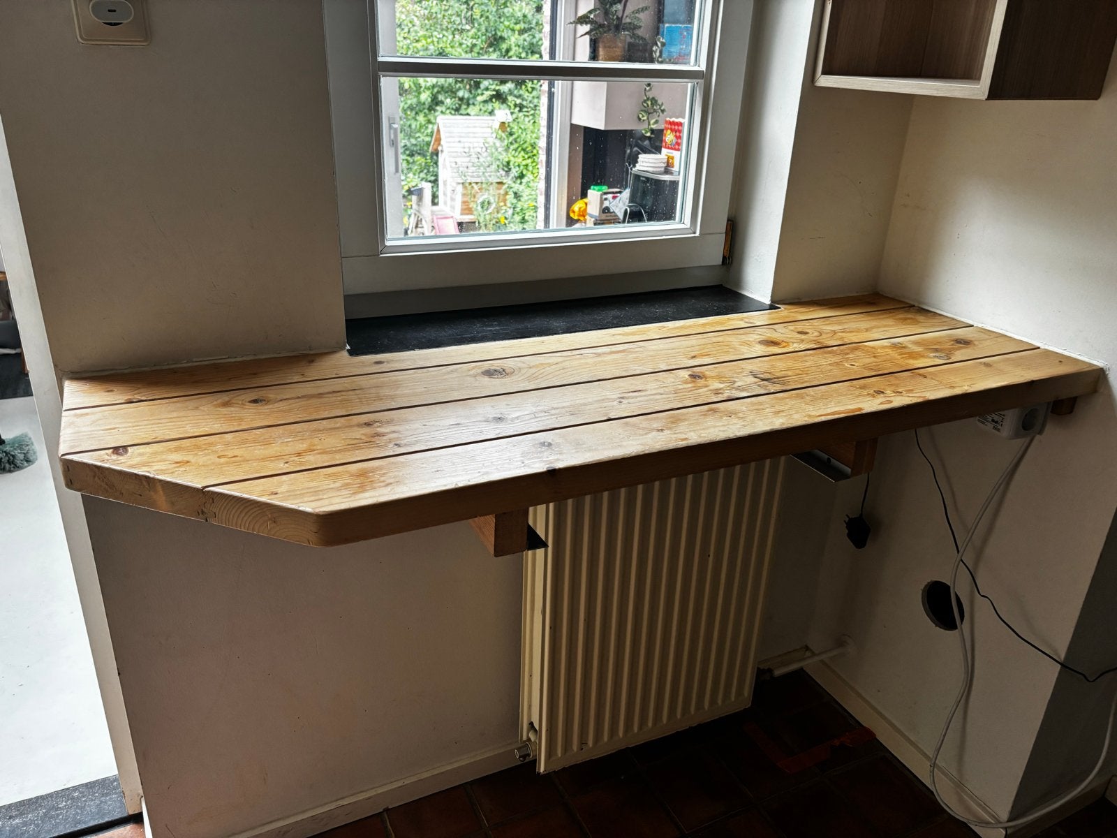 Houten bar, Ophalen, Gebruikt, 75 cm of meer, Overige vormen