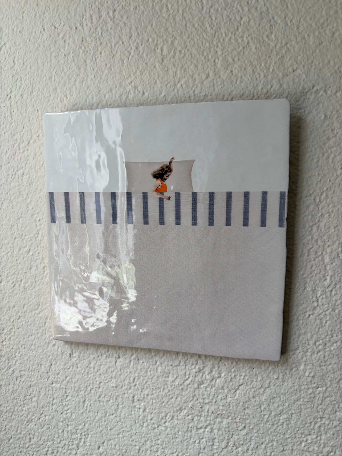 Storytiles wanddecoratie 20x20 zo goed als nieuw, Huis en Inrichting, Woonaccessoires | Wanddecoraties, Meerkleurig, Steen/keramiek