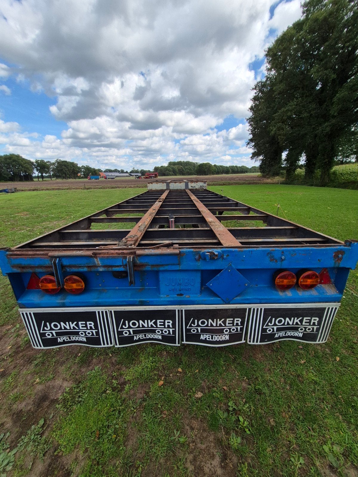 te koop jumbo dieplader met landbouw kenteken!, Ophalen, Transport