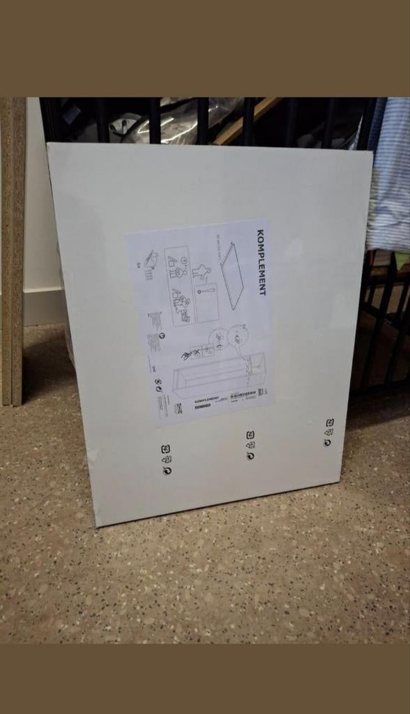 Ikea komplement plank wit Nieuw ! In foli, Ophalen of Verzenden, Nieuw