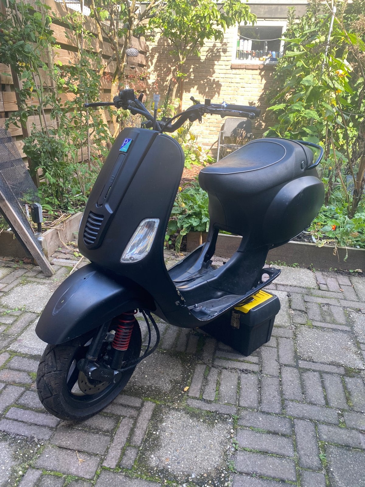 Vespa S 2takt frame geldig snor 2009 + onderdelen, Ophalen, Gebruikt, Frame, Vespa