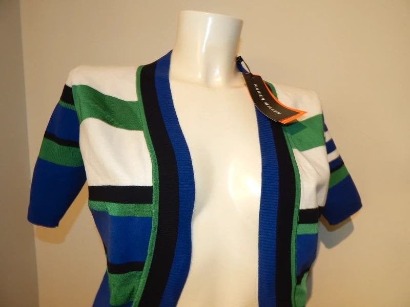 Karen Millen vest breisel mooie kleuren combi Nieuw mt 3/40, Maat 38/40 (M), Karen Millen, Nieuw, Meerkleurig
