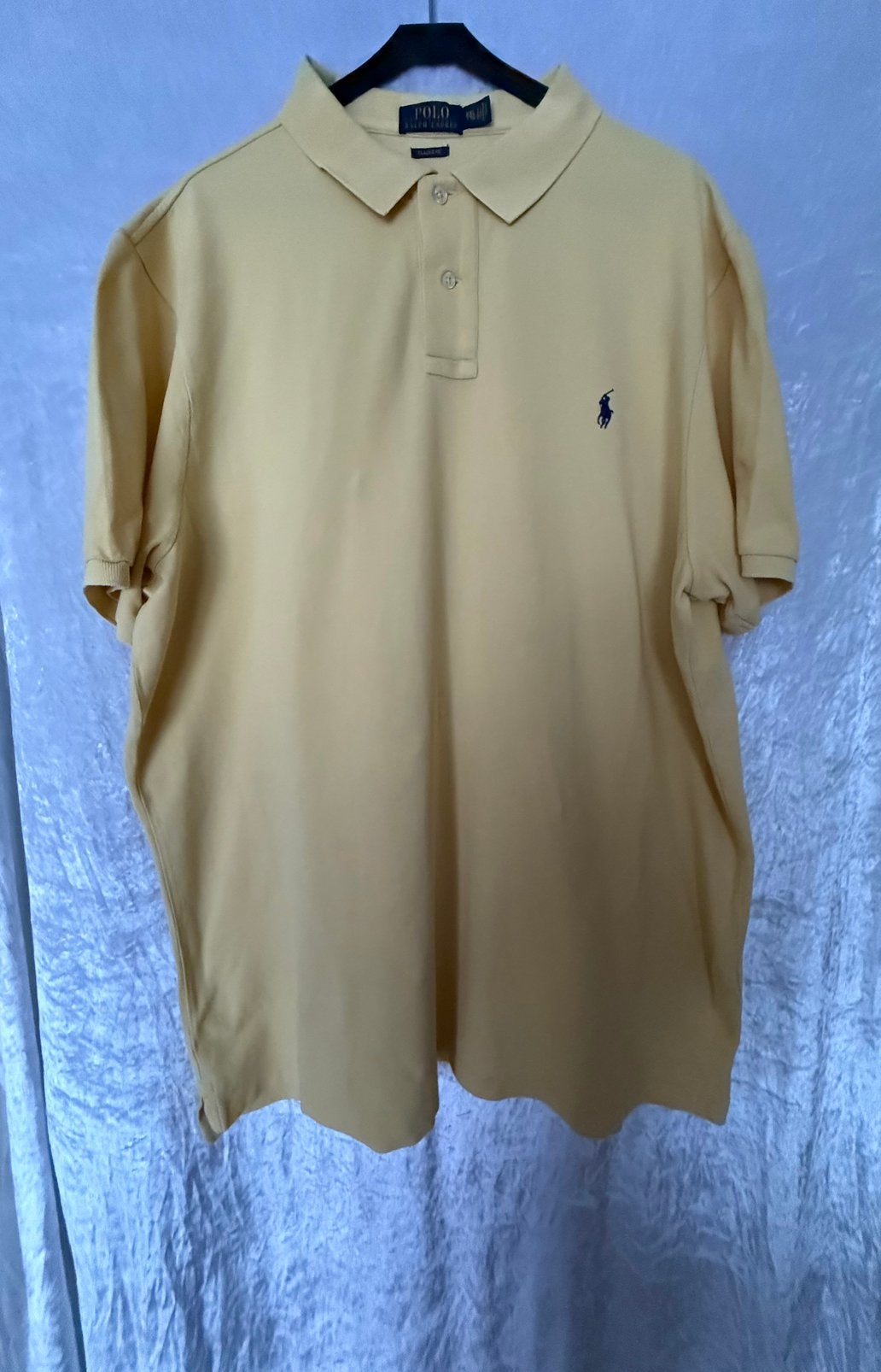 Polo Ralph Lauren zacht gele polo XXL, Kleding | Heren, Ophalen of Verzenden, Zo goed als nieuw, Overige maten, Geel