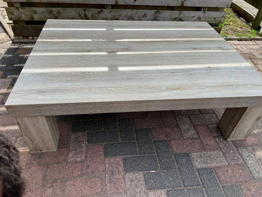 Salontafel - Hout - Vierkant - Gebruikt, Huis en Inrichting, Tafels | Salontafels, Ophalen
