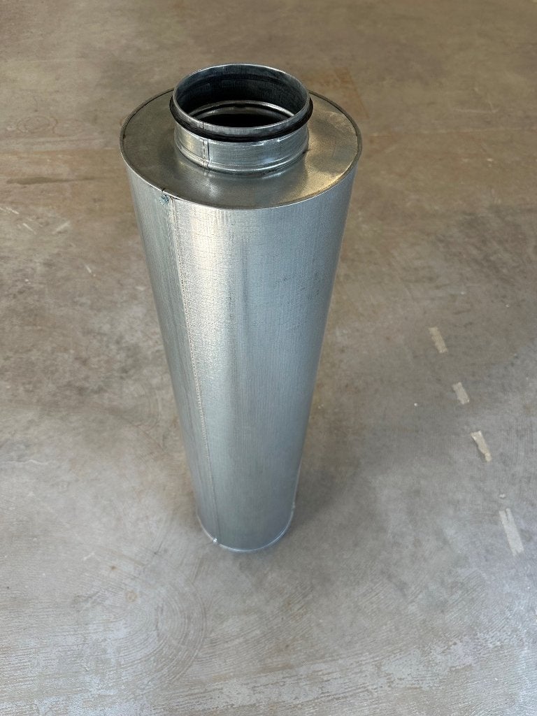 Geluiddemper 125mm, 100cm - 3 stuks, Ophalen, Zo goed als nieuw, Ventilator en Afzuiger