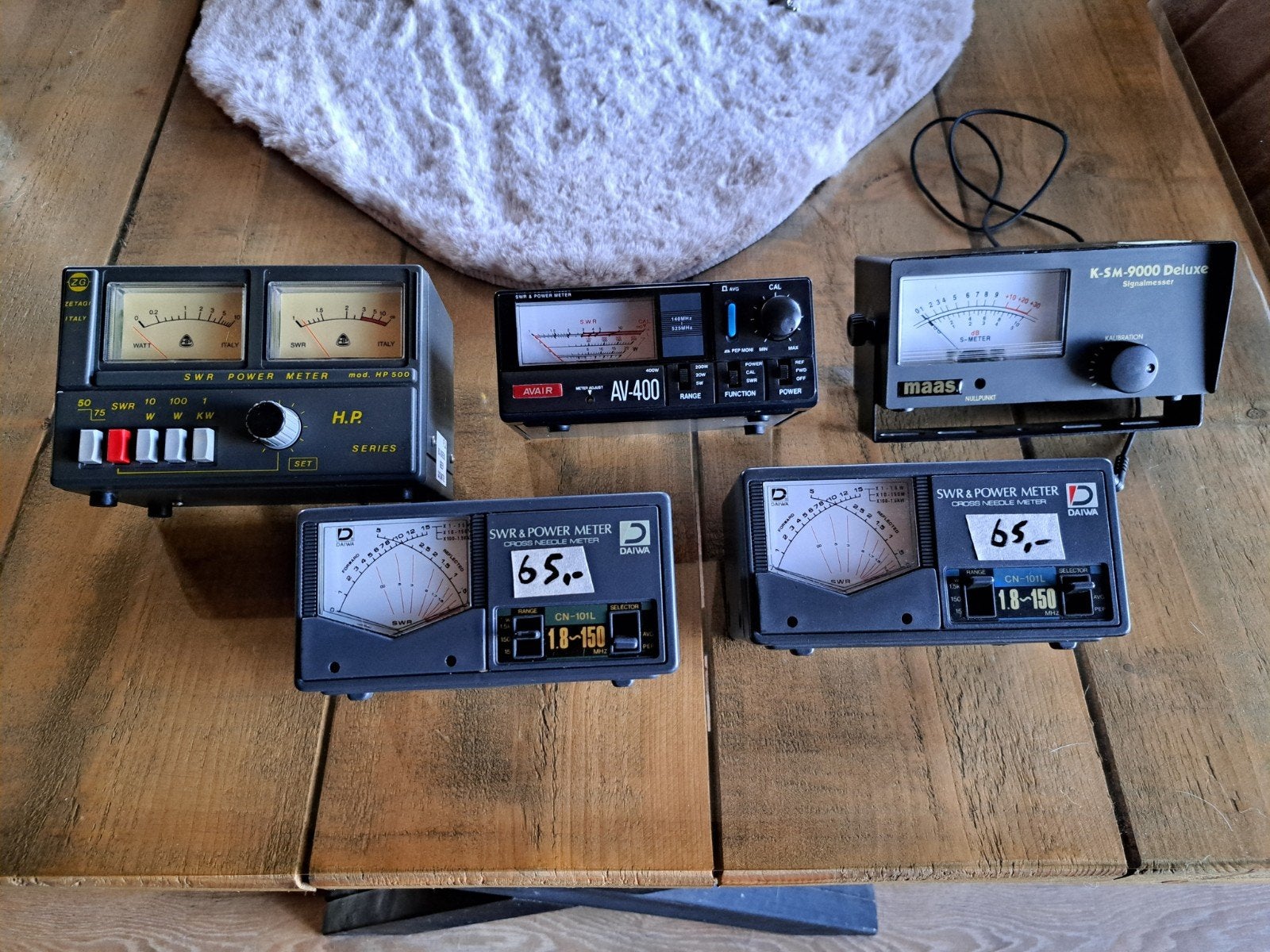 Diverse wattmeters en een s meter, Telecommunicatie, Zenders en Ontvangers, Ophalen of Verzenden