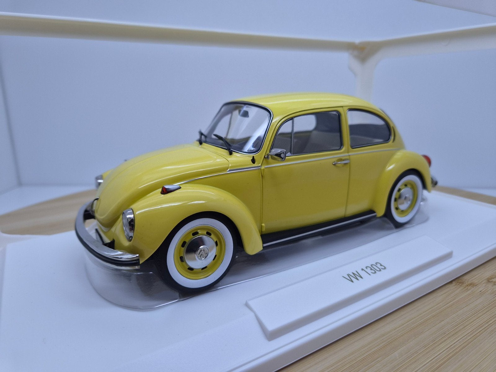 Norev Volkswagen VW 1303 Kever Geel 1:18, Auto, Nieuw, Norev, Ophalen of Verzenden